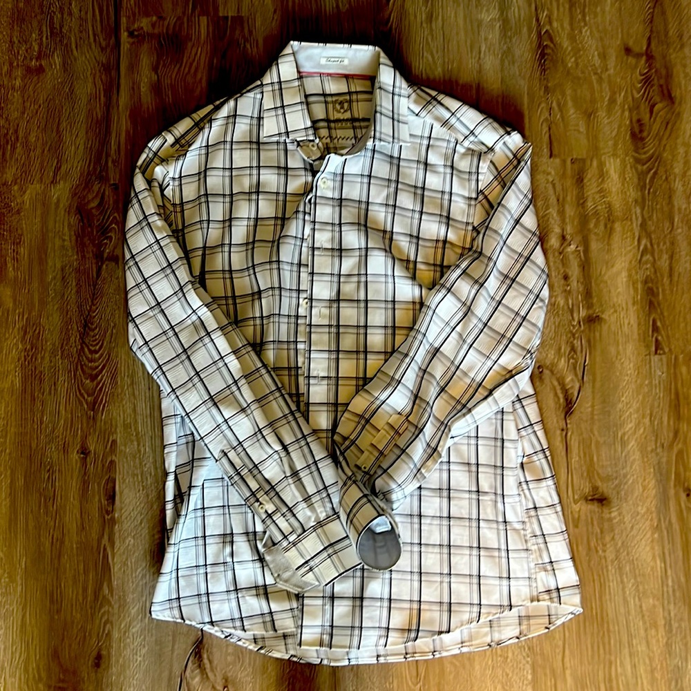 Bugatchi uomo mens dress shirt
